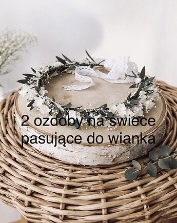 Ozdoby na świece pasujące do wianka, Łąka