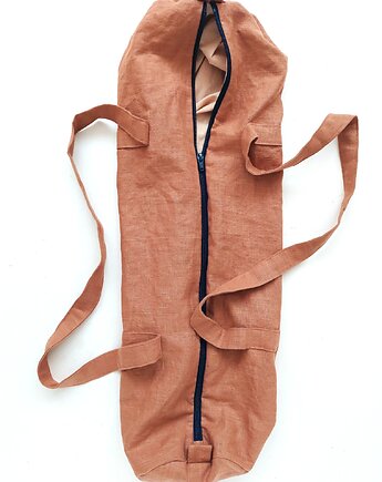 Torba na matę do jogi  CAMEL  100% len, madebyjokpa