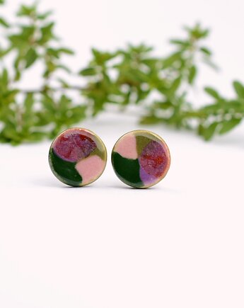 Kolczyki ceramiczne krajobrazy, Dorca