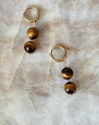 Kolczyki Tygrysie oko, Chmolowska Jewellery