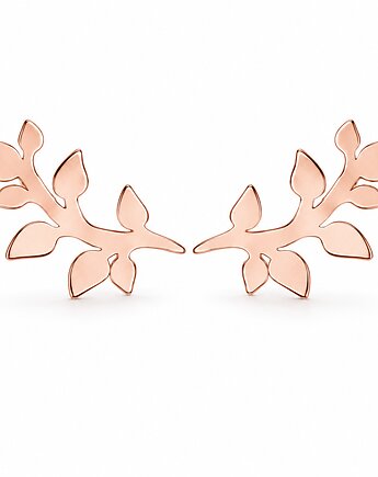 Kolczyki SPRIGS- różowe złoto 18K, ISSI Jewelry