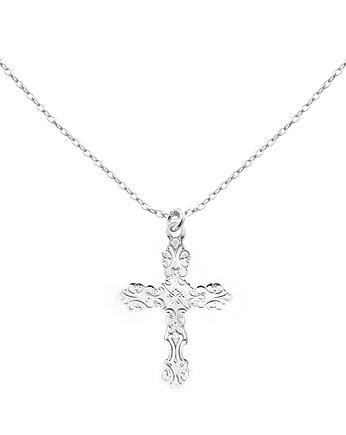 Silver Unique Cross - Łańcuszek, AFRODITTE COLLECTION