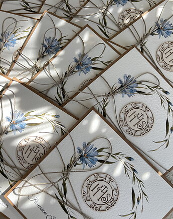 Najpiękniejsze zaproszenia na komunię - zaproszenia komunijne ręcznie robione, sorte