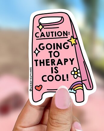 Naklejka - Therapy is cool, IvoAdventures