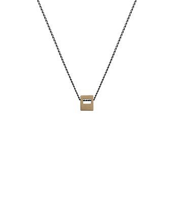 MONOLITH mini / brass necklace, Filimoniuk