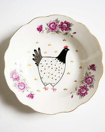 Talerz na ścianę - kwoka, EMPE artstudio