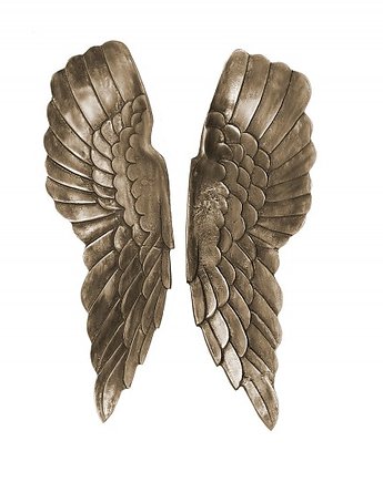 Dekoracja ścienna skrzydła 2 szt 65cm skrzydła anioła dekor, OKAZJE - Prezent na 50 urodziny