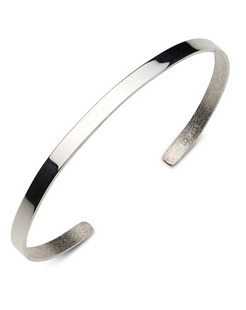 Damska bransoletka z litego, pełnego srebra 925, szer. 3,0mm,  regulowana, Ade Art