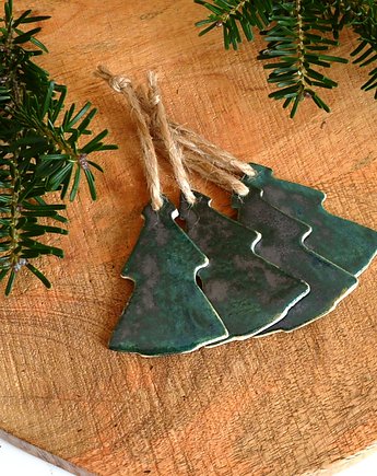 4 choinki ceramiczne, Wooden Love