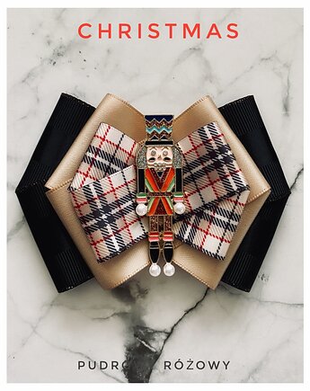 Brosza z Dziadkiem do orzechów NEW, Pudrowy Różowy