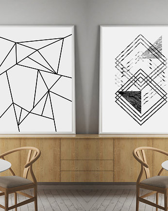 zestaw grafik 100x70 cm, Milo Mi