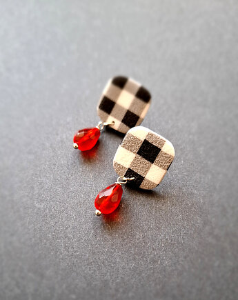 Kolczyki mono kratka no11, Motywator Eweliny