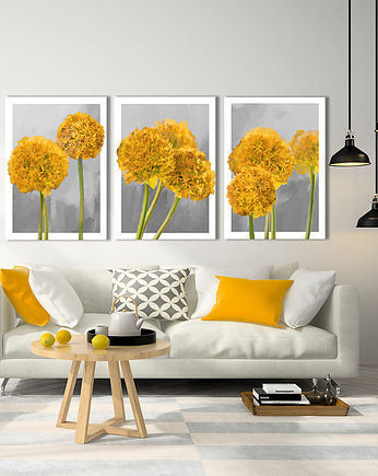 OBRAZ NA PŁÓTNIE - 3 części 50x70, NOWdeco