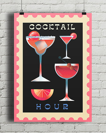 Plakat Cocktail Hour - fine art, minimalmill