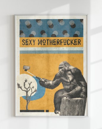 Plakat SEXY MF (KOLAŻ), Agnieszka Osiecka RYSUJĘ BO SIĘ NUDZĘ