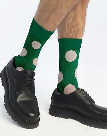 Skarpetki  Green Big Dots, Banana Socks