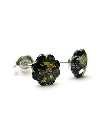 Kolczyki - kryształy Swarovski-Jesień w ogrodzie, Marisella