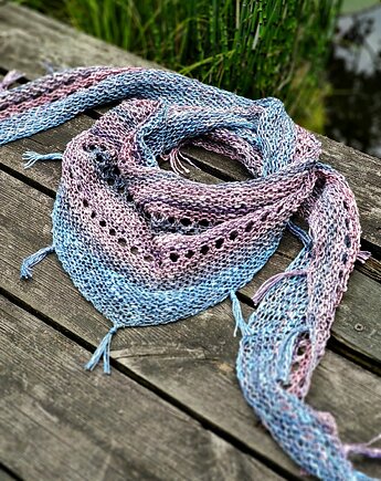 Flowers / chustka, agat handmade