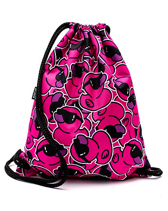 Worek Plecak Wodoodporny DR.CROW Pink Ducks, DrCrow