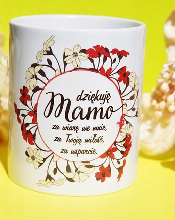 Dziękuje Mamo ..., kubek dla Mamy, Dzień Mamy, Sowia Aleja