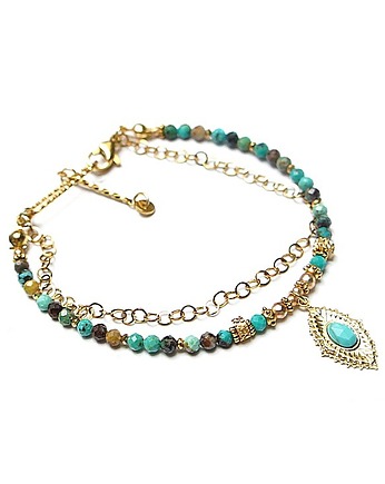 Turkus vol. 22 - bransoletka -  Szlachetna kolekcja /06.01.26/, KiKa pracownia