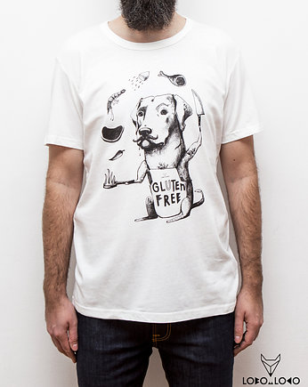 Koszulka z Labradorem "Gluten free", LoboLoco