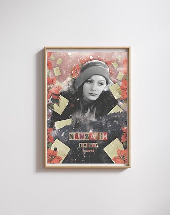 Plakat Nawzjaem, zlepki sklejki