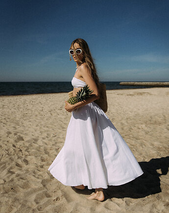 Spódnica Lea BIAŁA Maxi, Hippie and Bloom