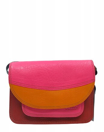 Torebka damska skórzana regulowany pasek kolorowa eko OLIVKA, Olivka Warsaw