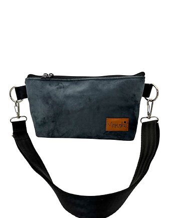 Torebka "Grafitowy" welur, MUSHI