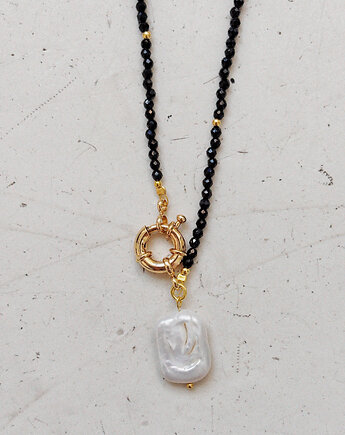 Naszyjnik Onyks z perłą, Chmolowska Jewellery