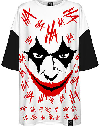 DR.CROW T-shirt Damski Oversize Hahaha Black, DrCrow