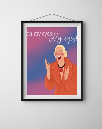 Plakat "Oh my eyes 2", Maya Design