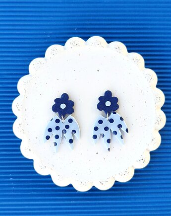 Kolczyki LEAF dots, WILDBI design