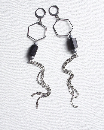 UNIKATOWE kolczyki : LEKKIE, dłuuugieee, kaktusia