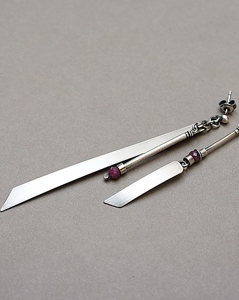 Kolczyki srebrne -Slim vol. 4, Katia i krokodyl