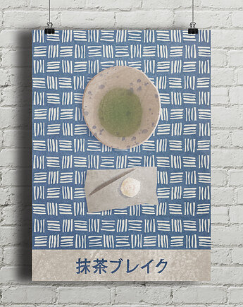 Matcha - plakat z japońską herbatą, minimalmill