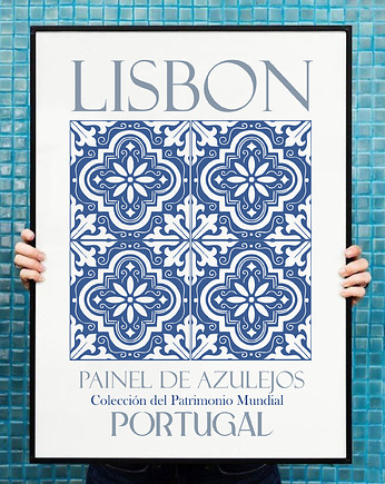 Plakat  Lisbona kafelki, Project 8