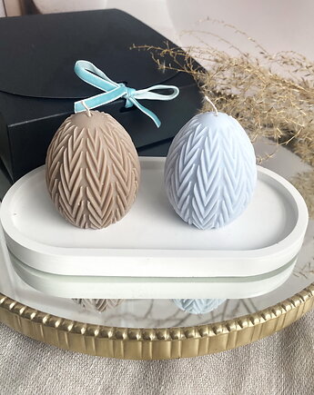 Wielkanocny zestaw/ Świece ekologiczne sojowe dekoracyjne jajka wielkanocne, Coccola JEWELLERY