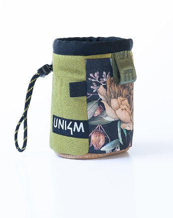 Warm Olive & Flowers Chalk Bag, OSOBY - Prezent dla przyjaciółki