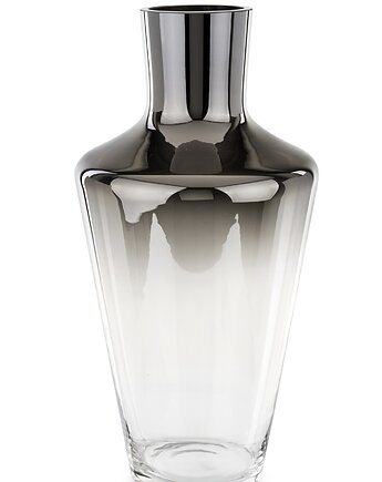 Wazon szklany srebrny 39,5x20x20 cm ARGENTO-2 tall, MIA home
