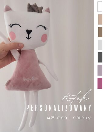 Kotek - pamiątka narodzin, chrztu  haft, Little Angels