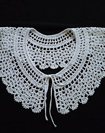 Kołnierzyk biały 80-24, eulalia