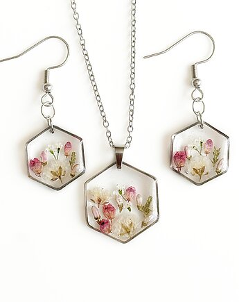 Komplet biżuterii z kwiatami, Colie