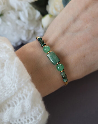 Szczęście i spokój- bransoletka z Awenturynem, Seylla pracownia