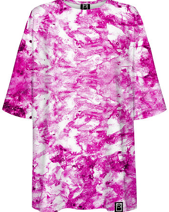 DR.CROW T-shirt Damski Oversize Marble Pink, DrCrow
