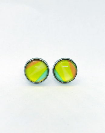 Kolczyki - Żółte - małe, yenoo