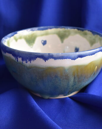 Miska ceramiczna morska zieleń, Kobaltowa Sroka