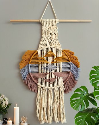 Makrama Wyplatanka geometryczna, M and Macrame