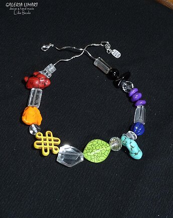 Naszyjnik optymistyczny dla osoby z fantazją Unikalny prezent handmade, Galeria Limart